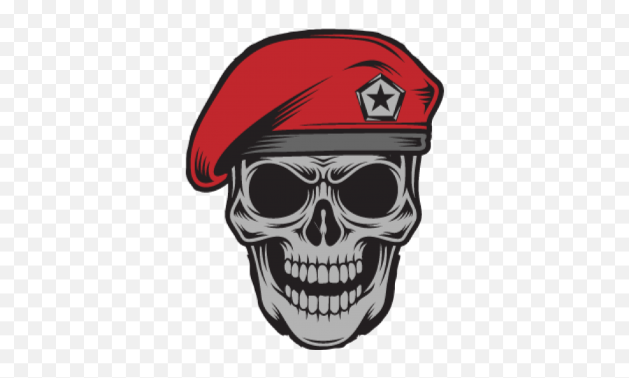 Madrafi Github - Skull With Beret Png,Beret Png