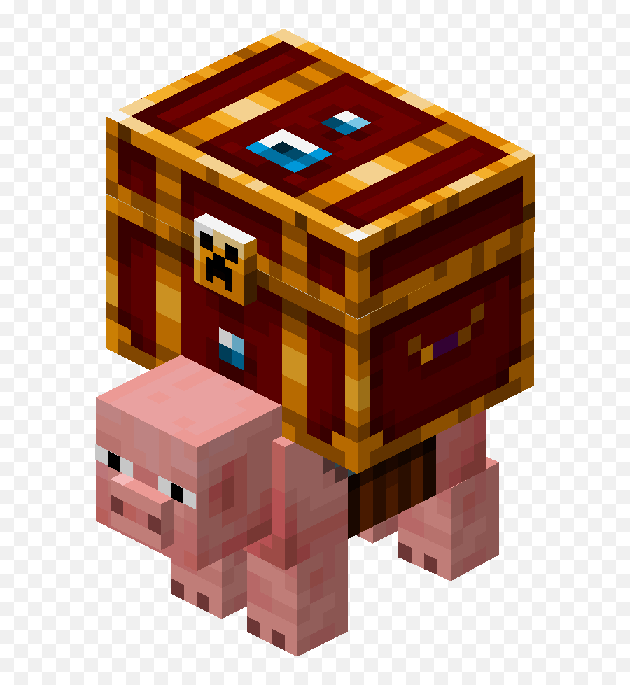 Piggy Bank - Minecraft Dungeons Png,Minecraft Chest Png