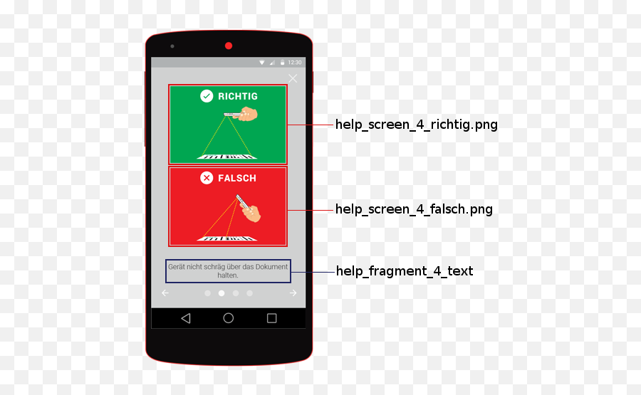 Styling The Image Capturing Screens U2014 Gini Vision Sdk For - Smartphone Png,Icon In Textview Android