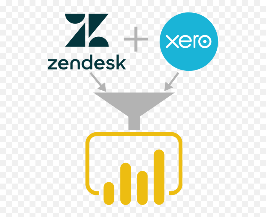 Zendesk And Xero Harmonized In Powerbi - Language Png,Xero Icon File