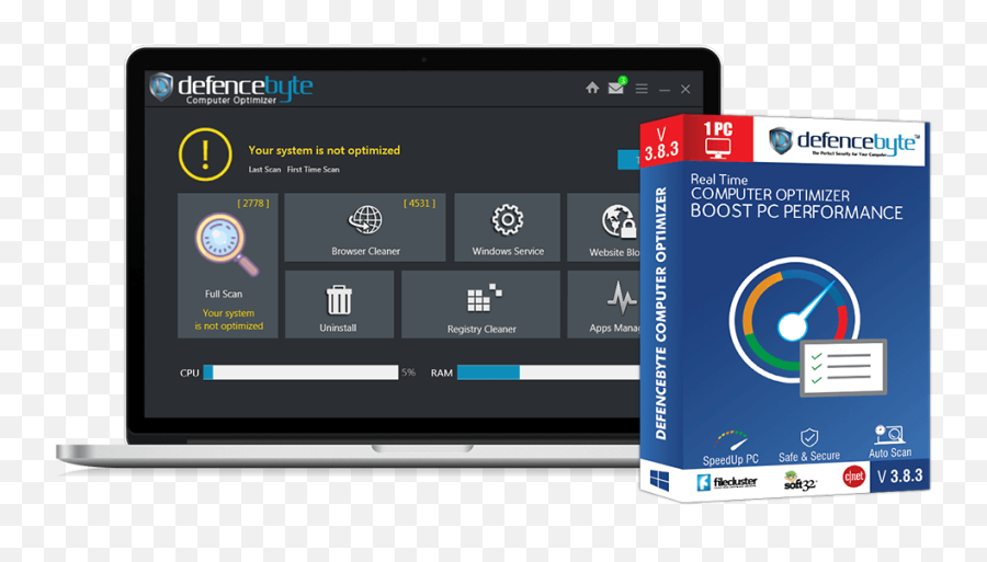 Best Pc Repair And Optimizer Software - Defencebyte Computer Optmizer Png,Winoptimizer Icon