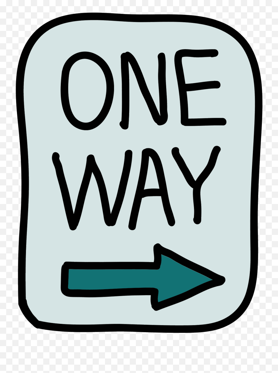 One Way Road Sign Icon Png Download - Way Icon,Road Sign Icon