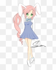 Cute Anime Girl Bunny Wallpapers - Cave Kawaii Drawing png