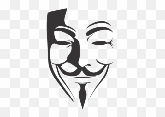 Anonymous Mask Png Transparent Images - Sticker