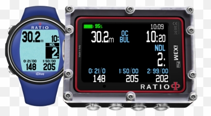 Ratio Dive Computers - Choose model Ix3m Gps png