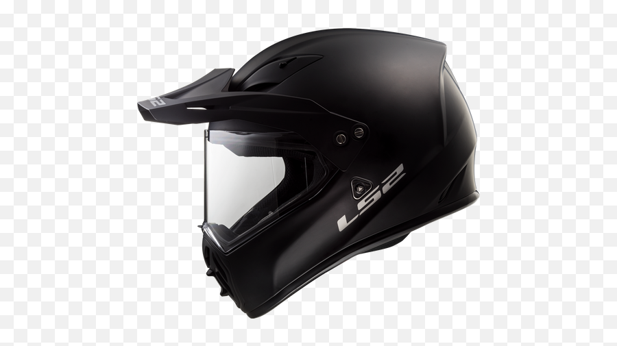 Solid - Matte Black Street Fighter Ls2 Usa Motorcycle Helmet Png,Icon Variant Lenses