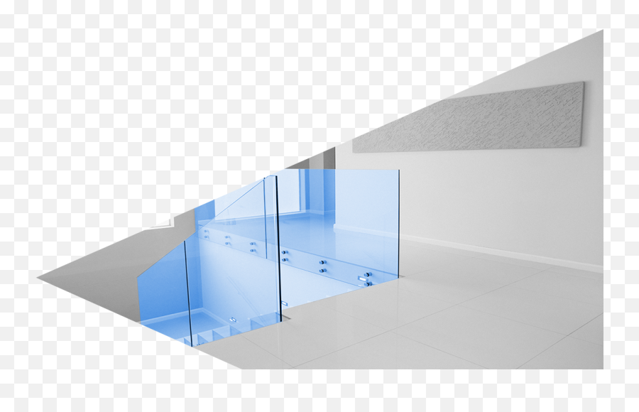 Interior And Exterior Glass Railing - Luxglass Shower And Architecture Png,Railing Png