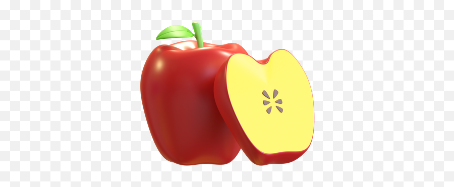 Red Apple Fruit 3d Illustrations Designs Images Vectors - Superfood Png,Hd Apple Icon