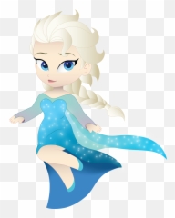 Frozen Clipart Baby Transparent Free For - Elsa Baby Png