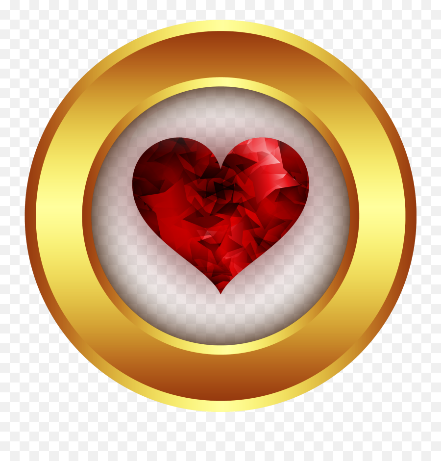 Heart Love Gold Medal Decoration Red Free Image Download - Imagen De Medalla De Amor Png,Gold Medal Icon Png