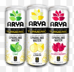 Arya - Wildfyr Arya Turmeric Sparkling Water Png,Turmeric Png