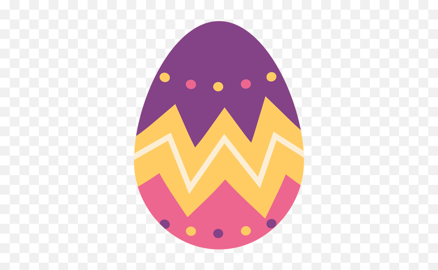 Easter Egg Pattern Zigzag Spot Flat - Huevos De Pascua Pintados Png,Easter Egg Transparent
