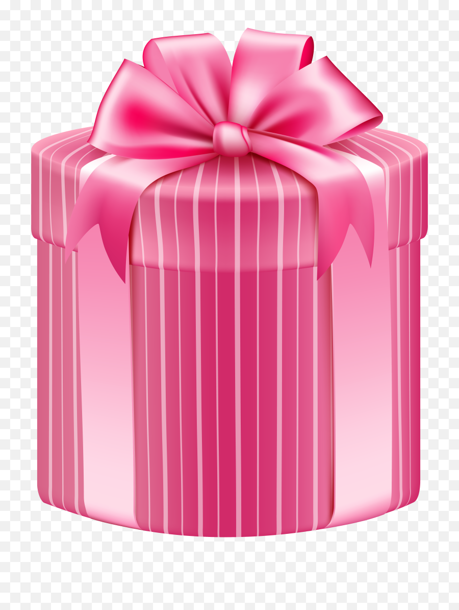 Download Hd Red And Green Christmas Gift - Pink Gift Box Png Pink Gift Box Png,Christmas Gift Png