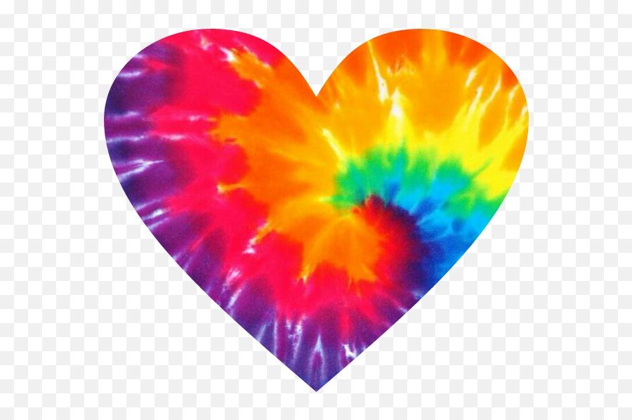 Tie Dye Heart Png U0026 Free Heartpng Transparent - Tie Dye Clipart,Gold Hearts Png