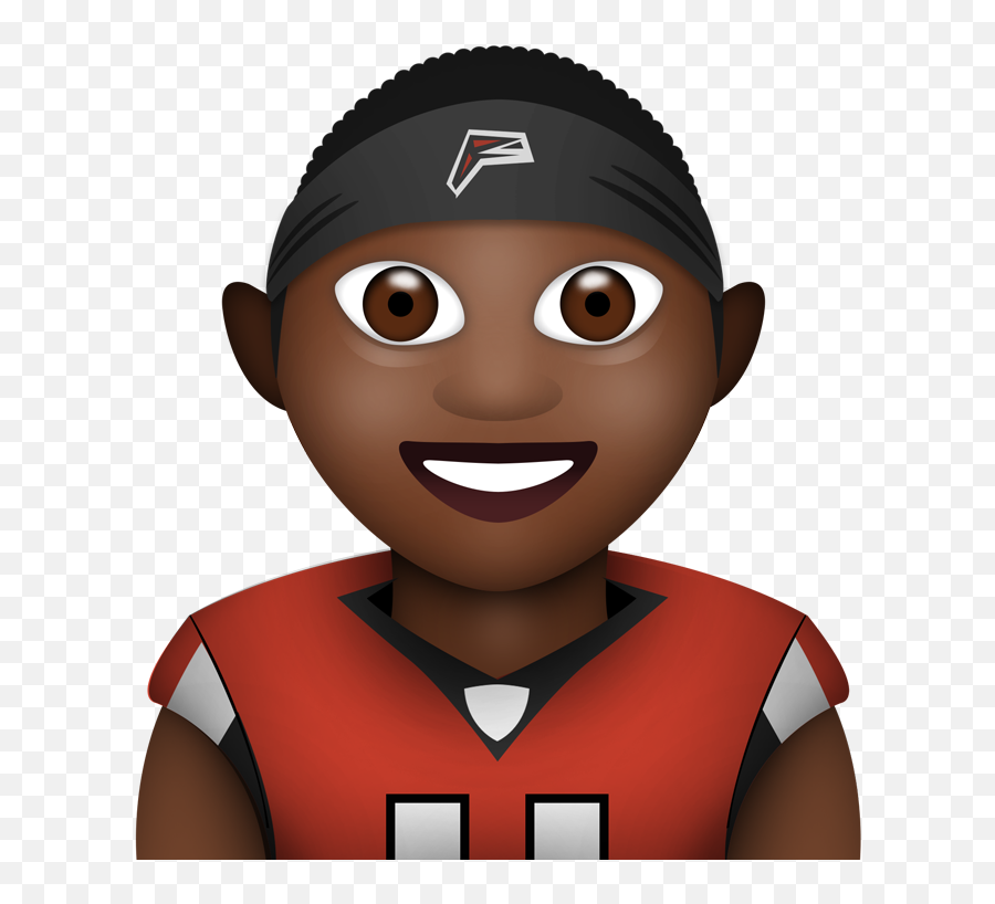 This Julio Jones Emoji Is Awesome - Atlanta Falcons Emoji Png,Muscle Emoji Png