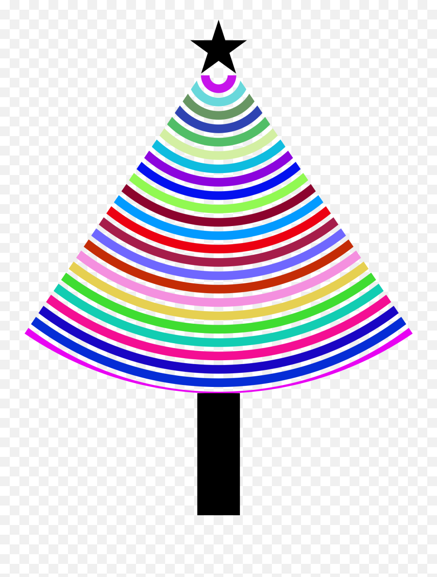 Christmas Tree Abstract Clipart Png Transparent