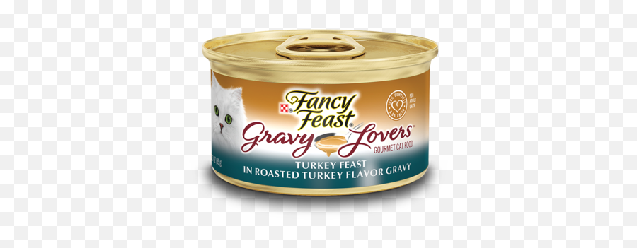 Fancy Feast Gravy Lovers Turkey In A Roasted Flavor Wet Cat Food - Convenience Food Png,Cooked Turkey Png