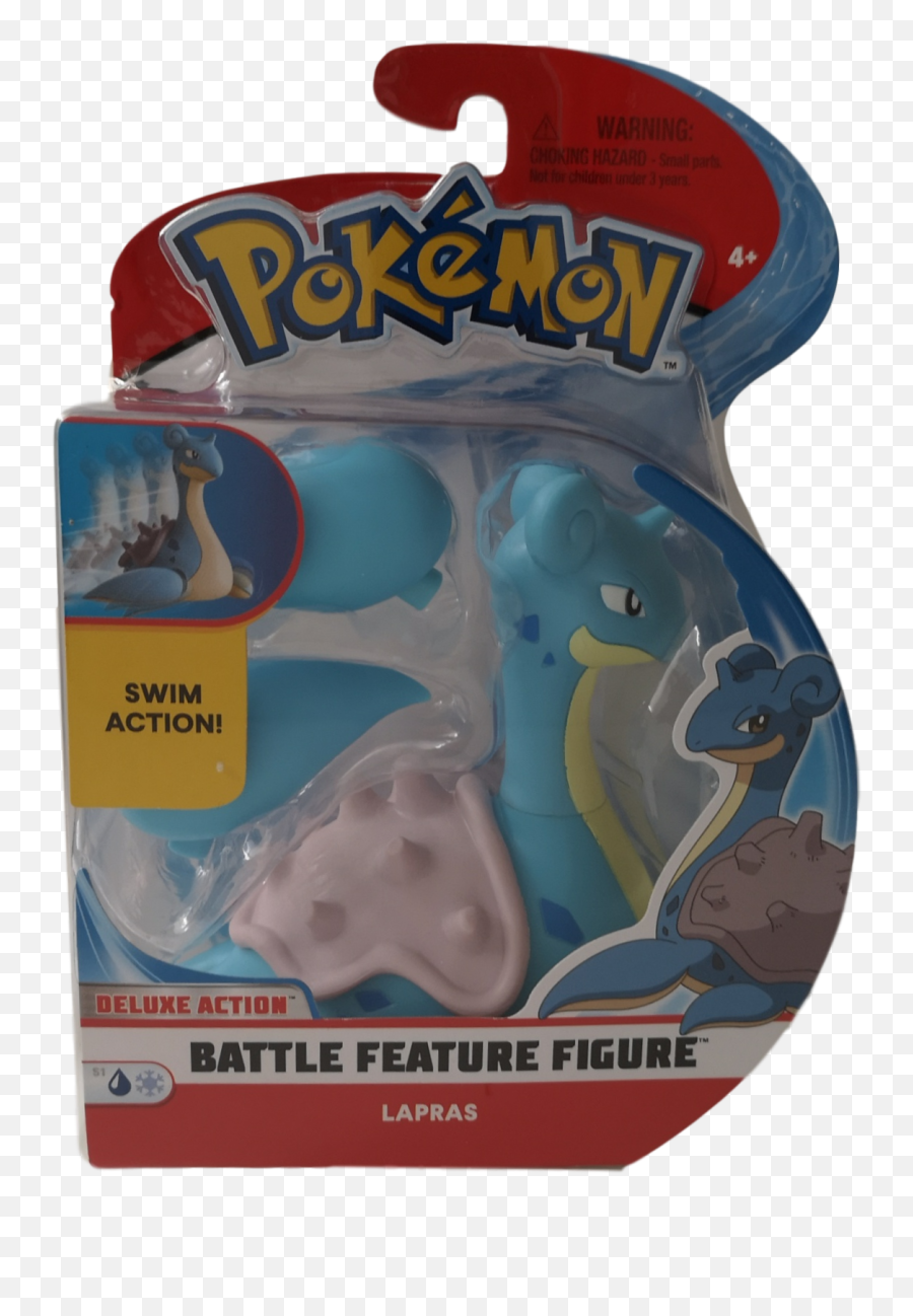 Pokemon Wicked Cool Toys Lapras - Pokemon Battle Feature Figure Png,Lapras Png