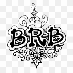 Brb - Right Back Transparent png