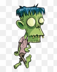 Download Cartoon Zombie Transparent - Zombie Clipart Png,Zombie Transparent Background