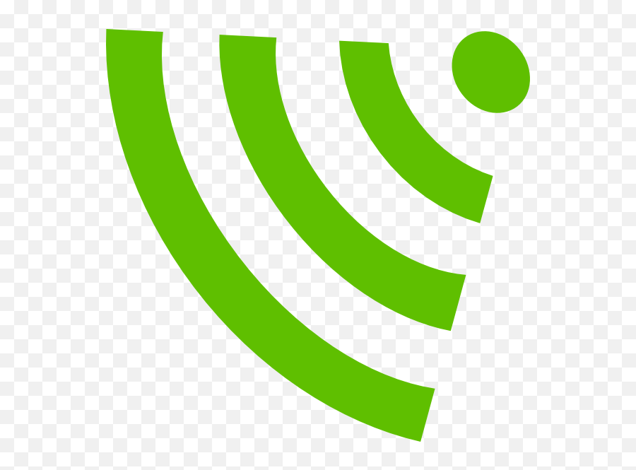 Green Wifi Signal Png Clipart - Green Wifi Signal Png,Signal Png