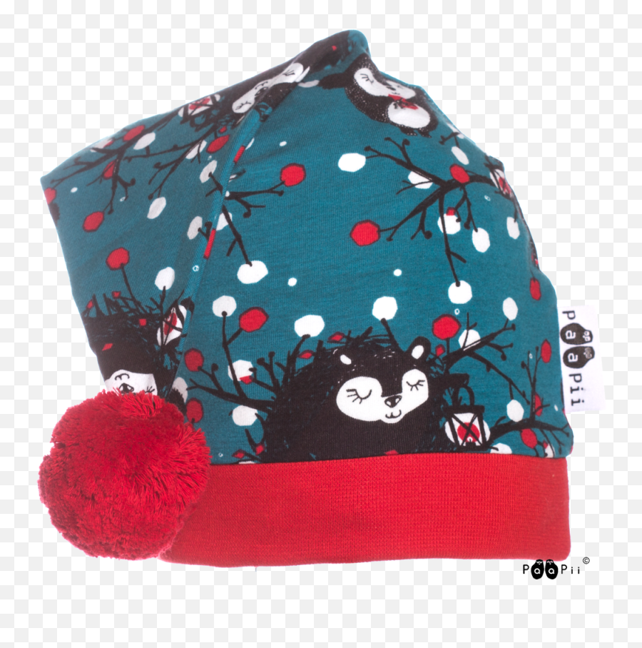 Christmas Hat Tuuriu0027s Gift Petrol - Paapii Design Knit Cap Png,Christmas Hat Transparent