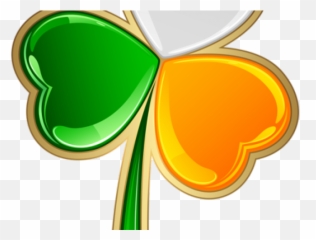 Download Shamrock Png Transparent Images - Ireland Green White Orange Hearts