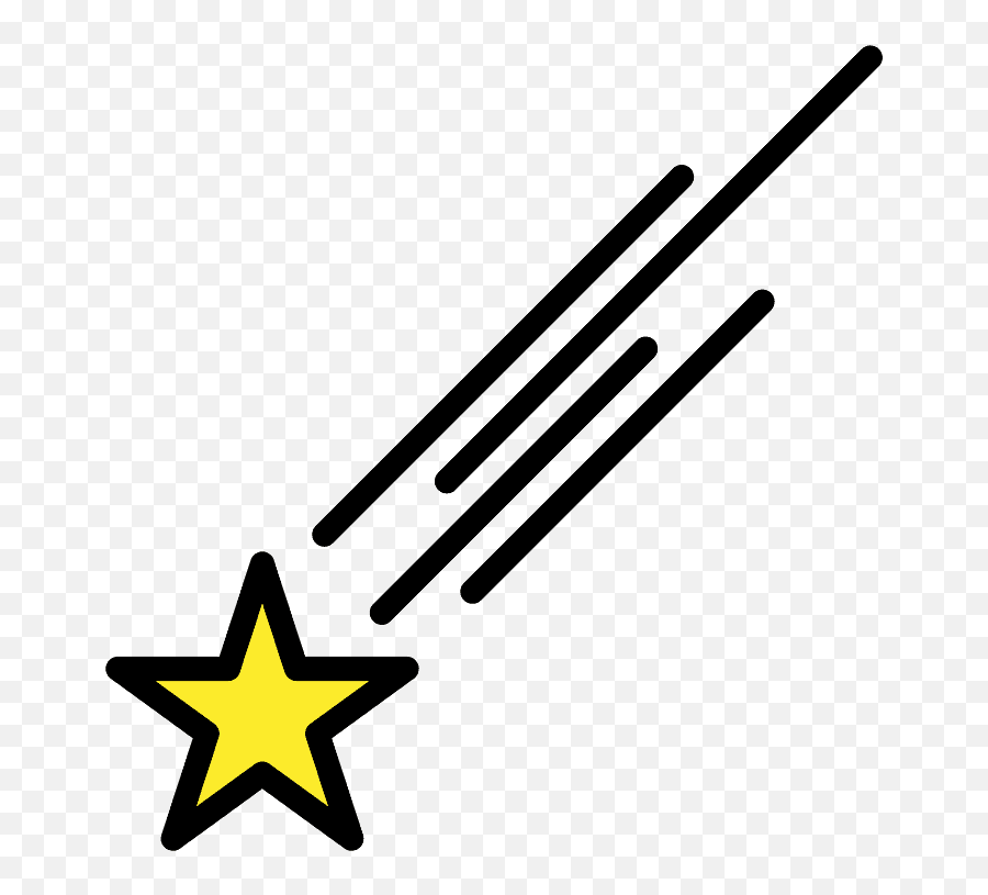Shooting Star Emoji Clipart Free Download Transparent Png - Pakistan Flag Moon And Star,Shooting Star Transparent