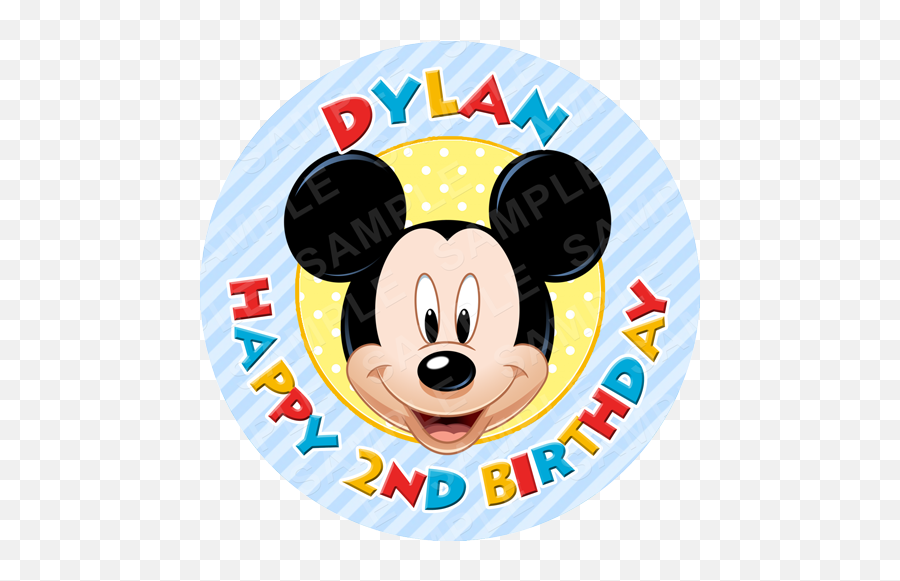 Mickey Mouse - Mickey Mouse Edible Cake Topper Png,Mickey Mouse Clubhouse Png
