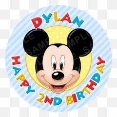 Mickey Mouse - Mickey Mouse Edible Cake Topper Png,Mickey Mouse Clubhouse Png
