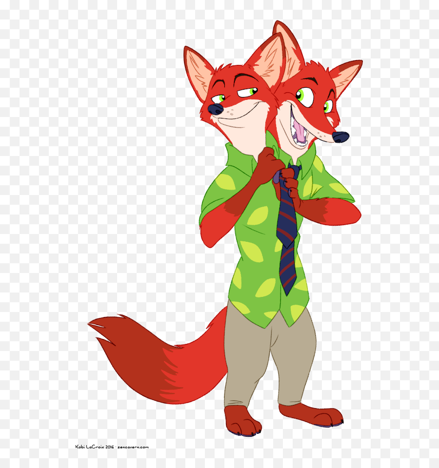 Two - Headed Nick Wilde Nick Wilde Centaur Full Size Png Nick Wilde,Centaur Png