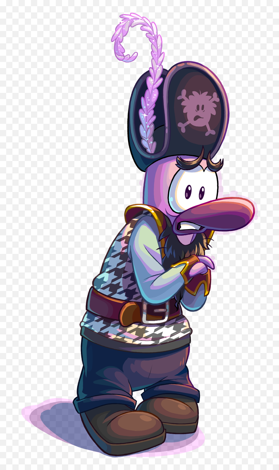 Download Inside Out Fear Artwork - Club Penguin Fear Full Barba Do Rockhopper Club Penguin Png,Fear Png