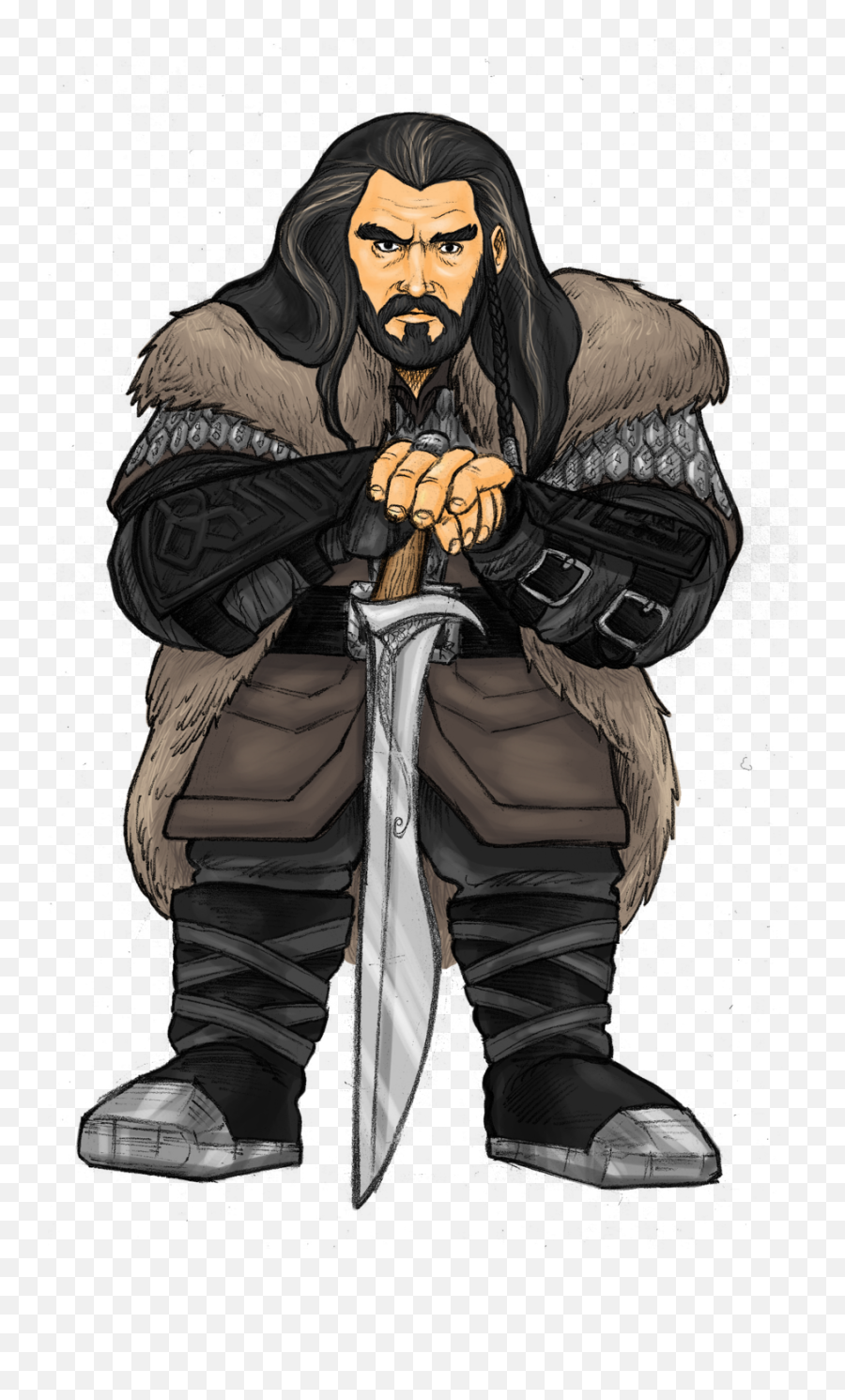 Thorin Oakenshield Fan Art - Yahoo Image Search Results Illustration Png,The Hobbit Png