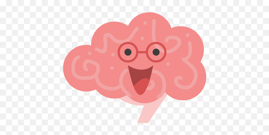 Happy Brain - Cartoon Png,Cartoon Brain Png