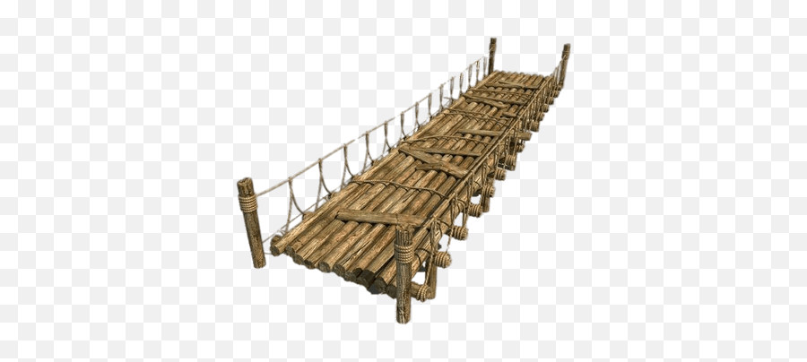 Wooden Bridge With Rope Transparent Png - Stickpng Wood Bridge Png,Bridge Png