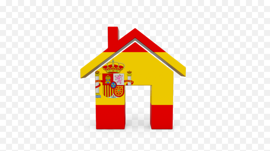 Illustration Of Flag Spain - Spain Flag House Clipart Spain Flag Png,Spanish Flag Png