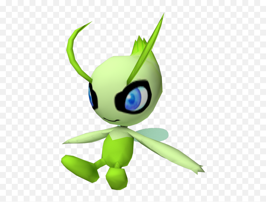 Wii - Pokémon Battle Revolution 251 Celebi The Models Pokemon Battle Revolution Celebi Png,Celebi Png