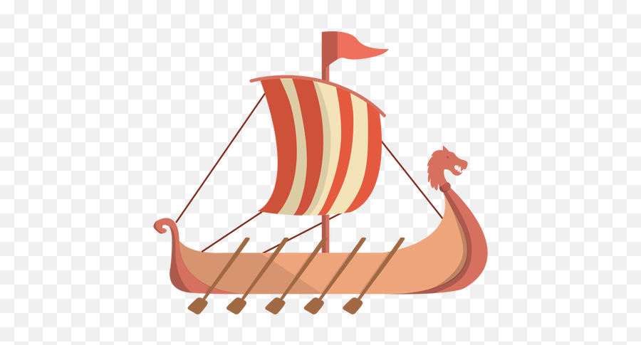 Viking Historic Row Ship Illustration - Transparent Png Lovely,Row Boat Png
