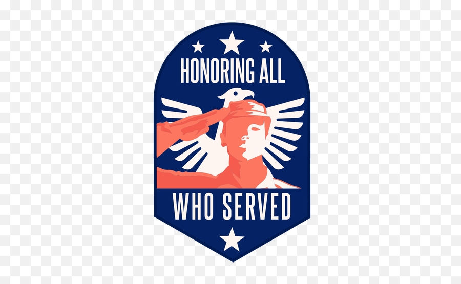 Honor Veteran Salue Eagle Wing Badge - Transparent Png U0026 Svg American,Veteran Png