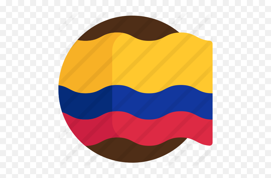 Colombia - Free Flags Icons Horizontal Png,Colombia Flag Png