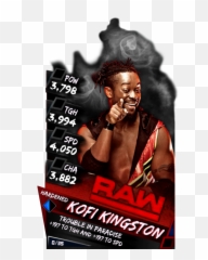 Kofi Kingston - Wwe Supercard Season 1 Debut Wwe Wwe Raw Super Card Png,Kofi Kingston Png
