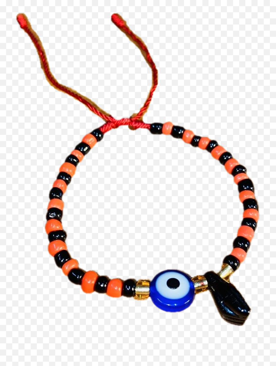 Mano Azabache Power Fist U0026 Evil Eye Spiritual Bracelet To Ward Off Attract Good Luck Red Black Beads - Luteal Phase Png,Black Power Fist Png