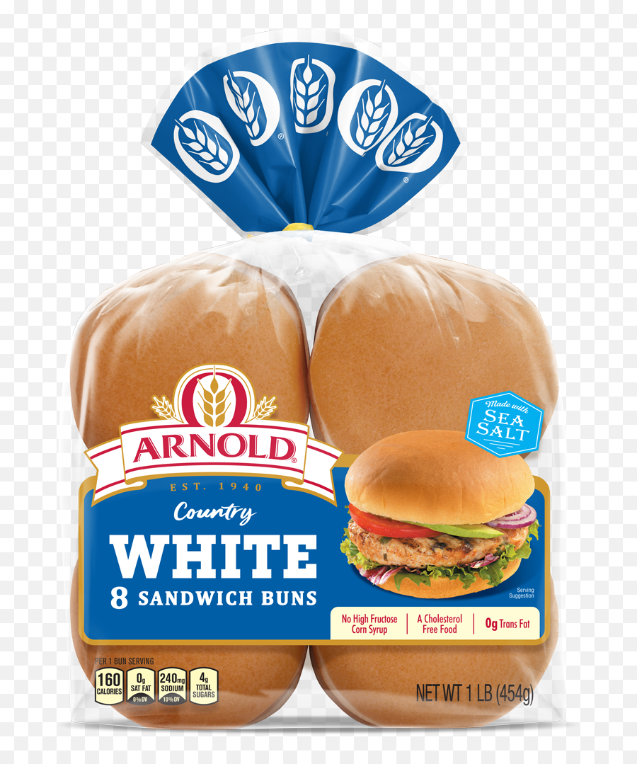 Arnold Premium Breads - Wheat Hot Dog Buns Png,Burger Bun Png