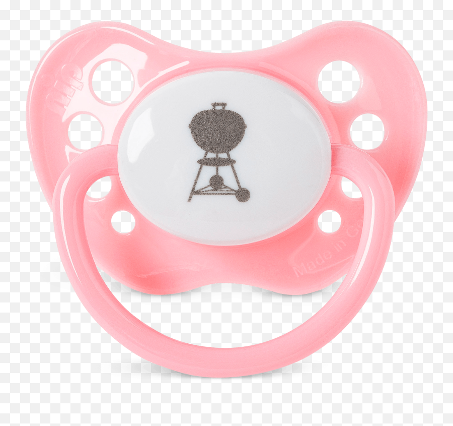 Baby Pacifier - Weber Baby Pacifier Pink White With Bag Transparent Pacifier Png,Pacifier Transparent Background