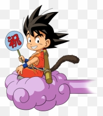 Dragon Ball Goku Logo Logos Download - En Su Nube Voladora Png