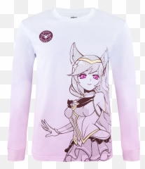 Star Guardian Ahri Long Sleeve Tee - Star Guardian Ahri Shirt Png,Ahri Transparent
