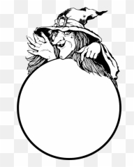 Crystal Ball Witch Free Stock Photo And - Ball Witch Clipart png