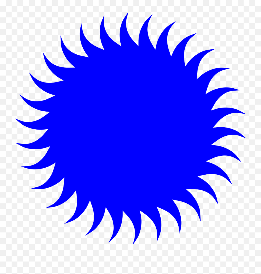 Filesun Blue Iconsvg - Wikimedia Commons Sun Png Orange,Sun Icon Transparent