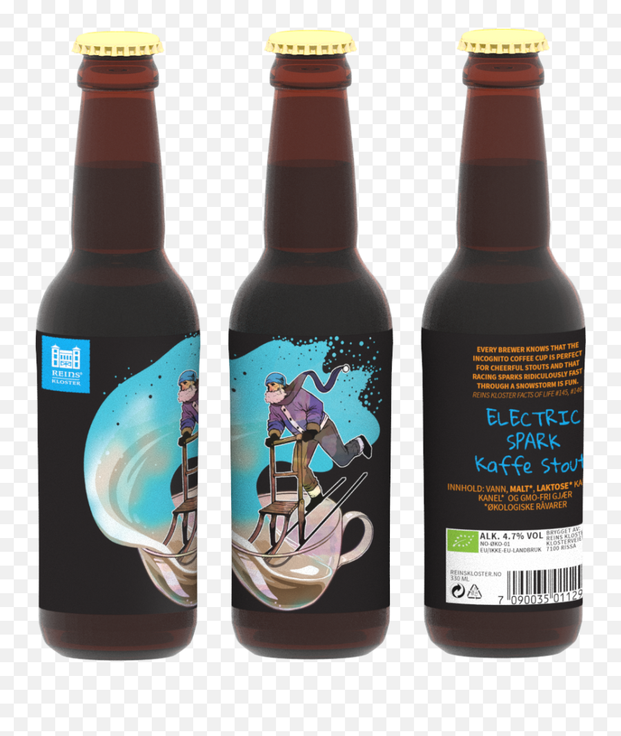 Electric Spark Kaffe Stout U2013 Reins Kloster - Melkshake Øl Png,Electric Spark Png