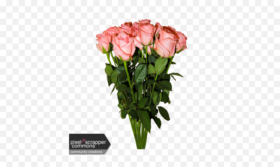 Pink Rose Bouquet Graphic By Nichole Kidd Pixel Scrapper - Flower Bouquet Png,Pink Rose Transparent